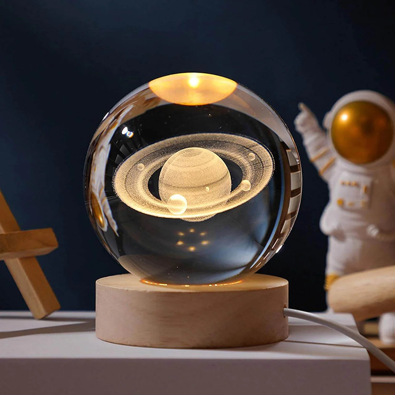 Lampara Esfera Saturno