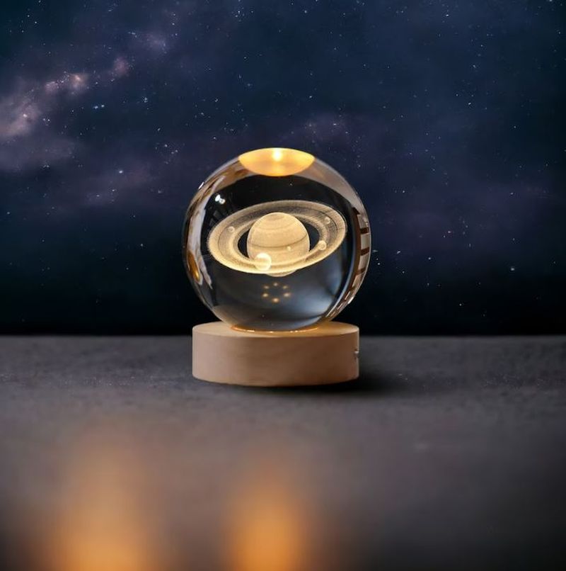 Lampara Esfera Saturno